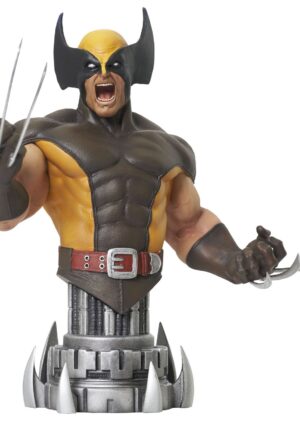 BUSTO DIAMOND COLLECTION MARVEL COMIC WOLVERINE BROWN MINI BUSTO 15 CM