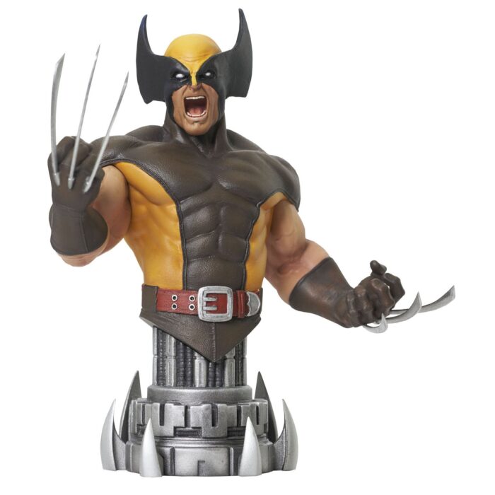 BUSTO DIAMOND COLLECTION MARVEL COMIC WOLVERINE BROWN MINI BUSTO 15 CM