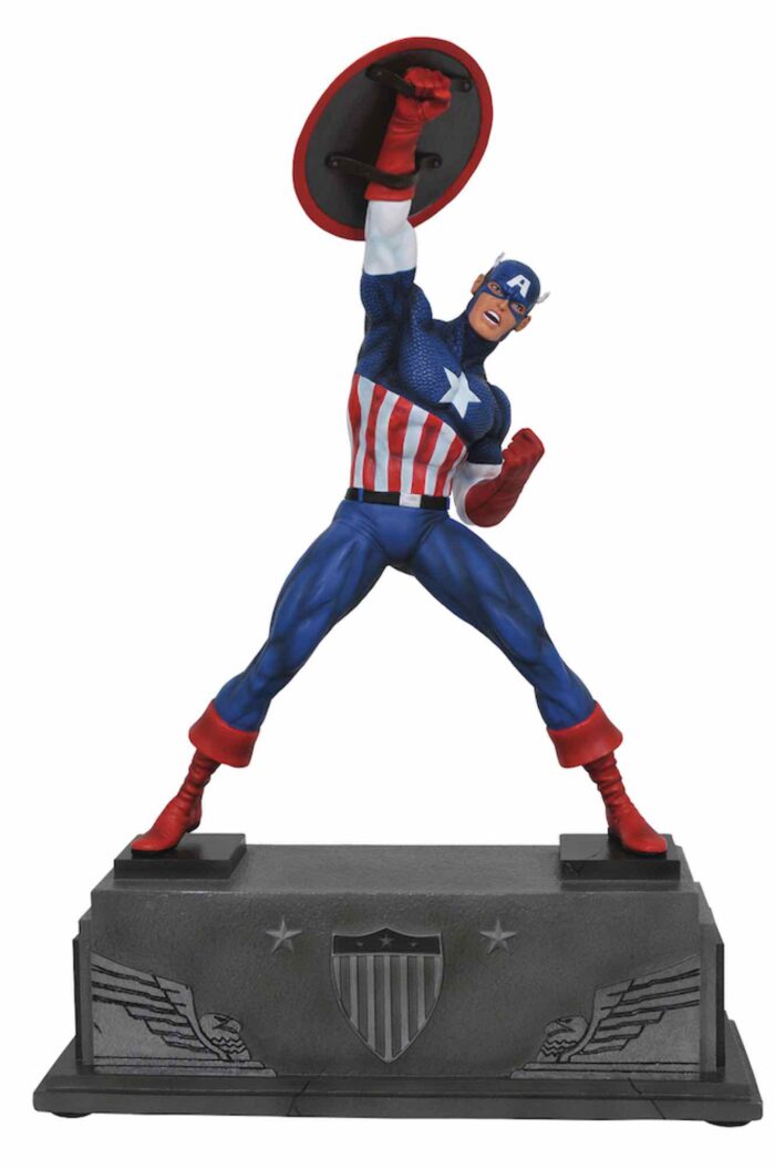 DIAMOND COLLECTION MARVEL AVENGERS CAPITAN AMERICA ESTATUA RESINA 30 CM PREMIER COLLECTION