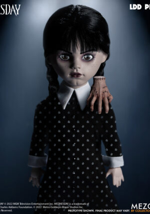 MEZCO TOYS LIVING DEAD DOLLS WEDNESDAY ADDAMS 25 CM