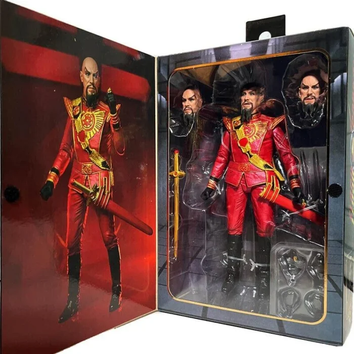 NECA FLASH GORDON (1980) ULTIMATE MING (RED MILITARY OUTFIT) 2