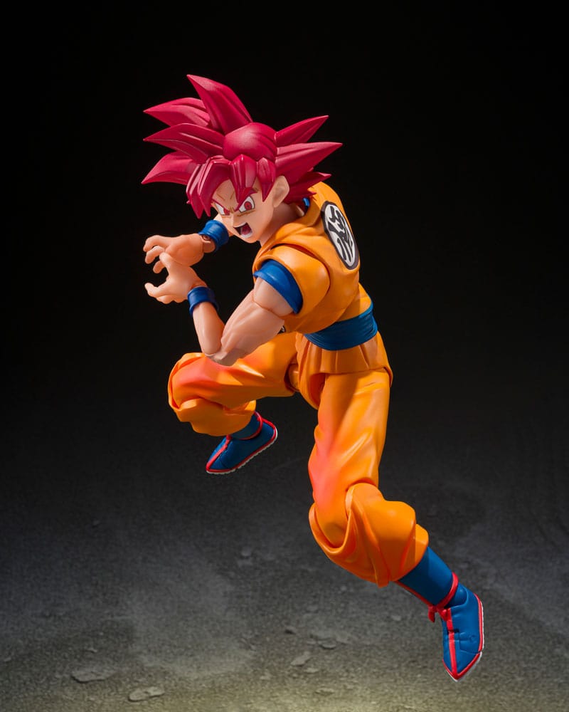 Super Saiyan God Son Goku God Aura Dragon Ball Super SH Figuarts - Imagen 3
