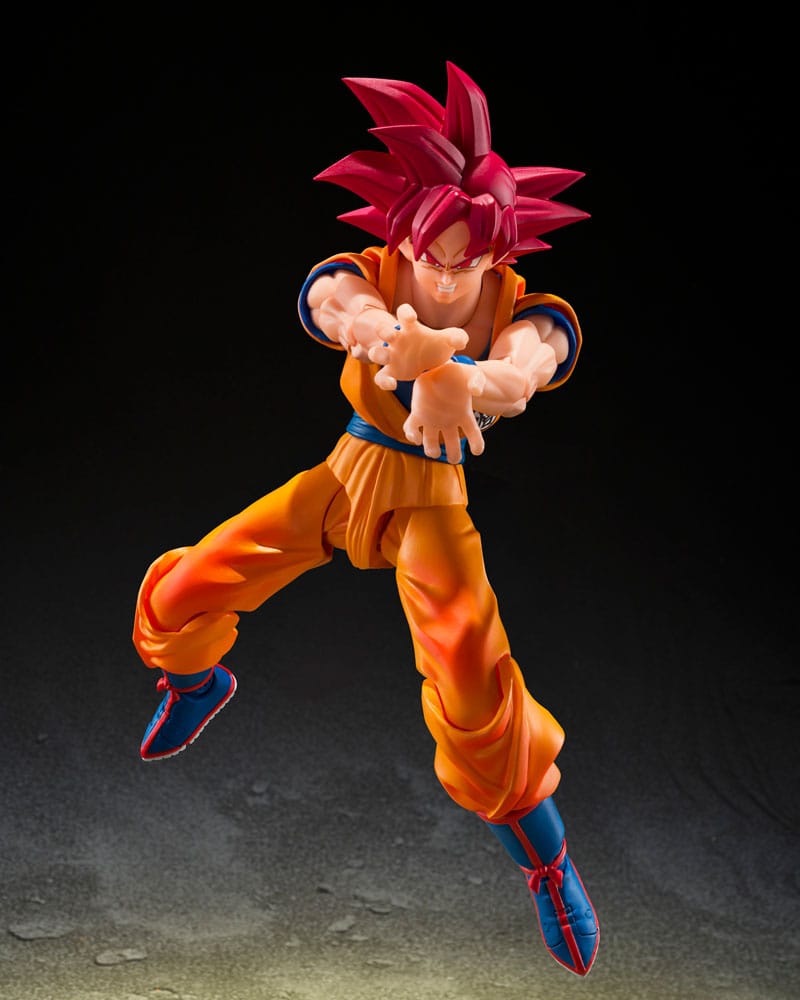 Super Saiyan God Son Goku God Aura Dragon Ball Super SH Figuarts 3