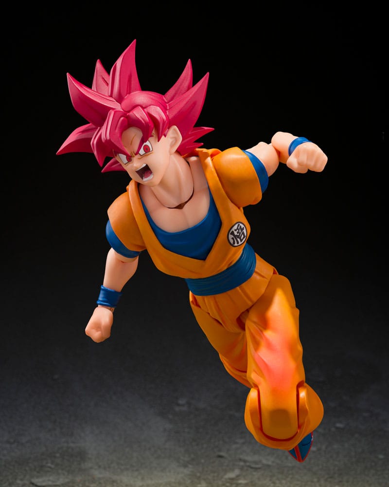 Super Saiyan God Son Goku God Aura Dragon Ball Super SH Figuarts - Imagen 6
