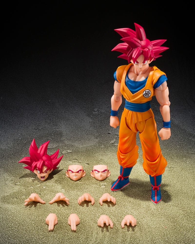 Super Saiyan God Son Goku God Aura Dragon Ball Super SH Figuarts 6