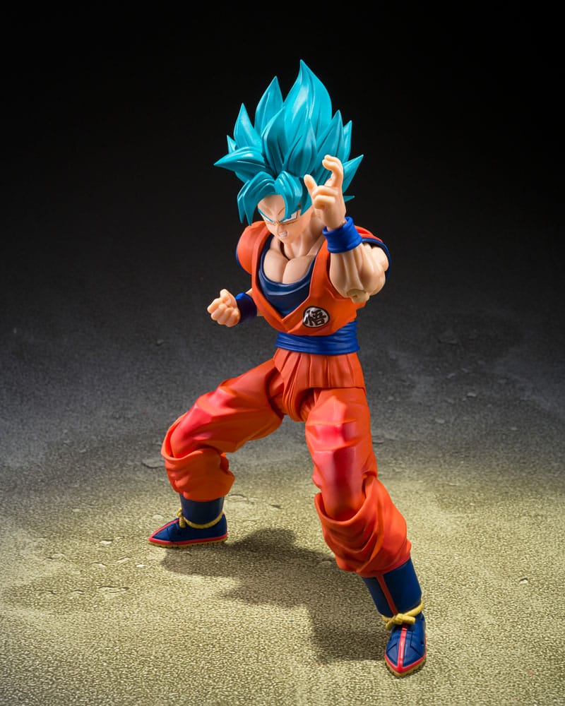 Super Saiyan God Super Son Goku Blue Power Transcending Limits Dragon Ball Super SH Figuarts 1