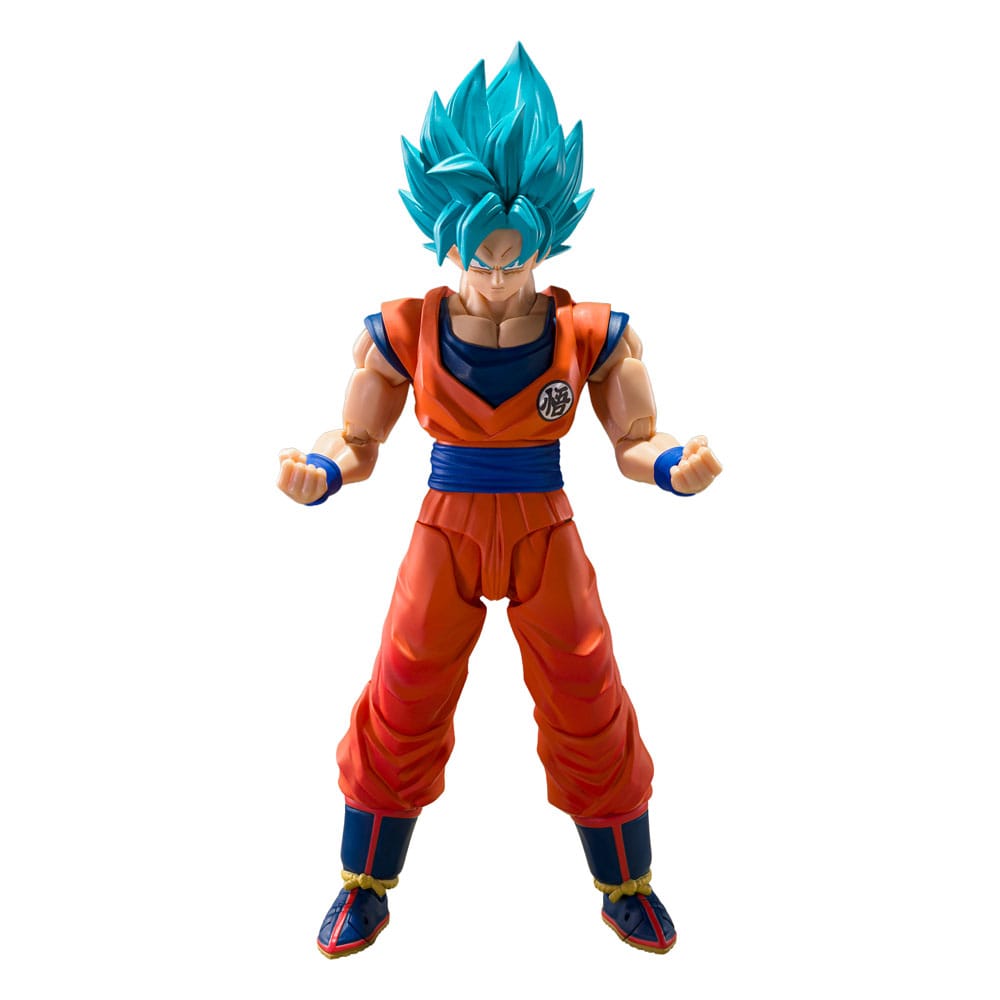 Super Saiyan God Super Son Goku Blue Power Transcending Limits Dragon Ball Super SH Figuarts