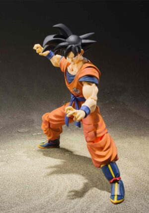 TAMASHII NATIONS DRAGON BALL Z SH FIGUARTS DRAGON BALL Z SON GOKU SAIYAN RAISED ON EARTH