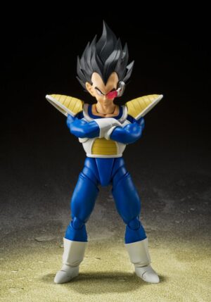 TAMASHII NATIONS DRAGON BALL Z SH FIGUARTS VEGETA 24000 POWER LEVEL 14 CM