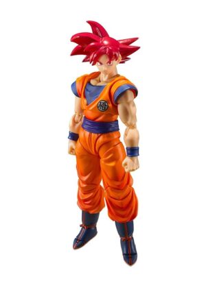 TAMASHII NATIONS SH FIGUARTS DRAGON BALL SUPER SH FIGUARTS SUPER SAIYAN GOD SON GOKU 14CM