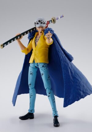 TAMASHII NATIONS SH FIGUARTS ONE PIECE THE RAID ON ONIGASHIMA TRAFALGAR LAW 16 CM