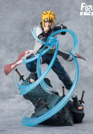 TAMSHII NATIONS NARUTO SHIPPUDEN FIGUARTS ZERO MINATO NAMIKAZE -RASENGAN- SUPER FIERCE BATTLE FIG. 20 CM