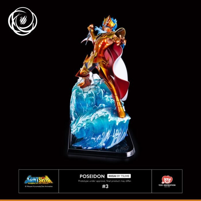 Tsume Art Saint Seiya Poseidón Resina Escala 16 Ikigai 1