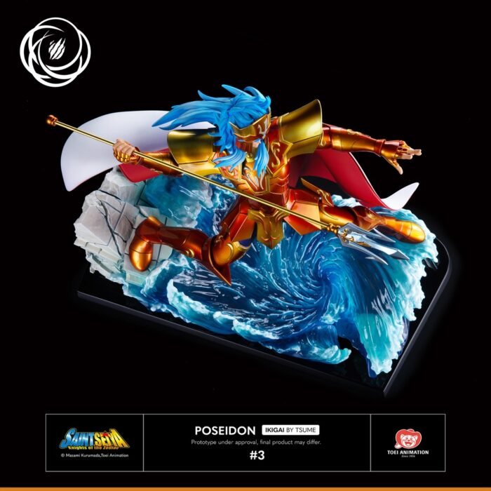 Tsume Art Saint Seiya Poseidón Resina Escala 16 Ikigai 12