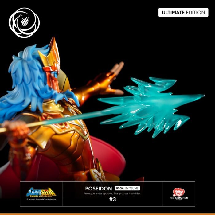 Tsume Art Saint Seiya Poseidón Resina Escala 1/6 Ikigai - Imagen 13