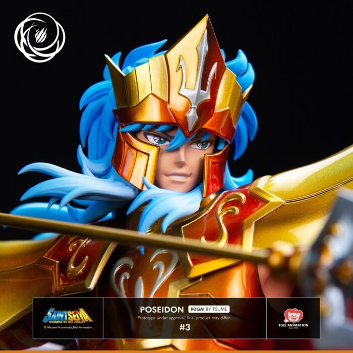 Tsume Art Saint Seiya Poseidón Resina Escala 16 Ikigai 2