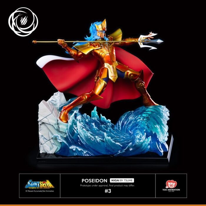 Tsume Art Saint Seiya Poseidón Resina Escala 16 Ikigai 8