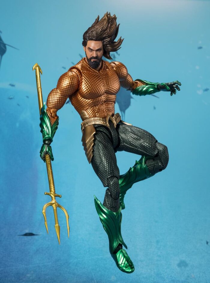 TAMASHII NATIONS AQUAMAN Y EL REINO PERDIDO SH FIGUARTS AQUAMAN 16 CM 1