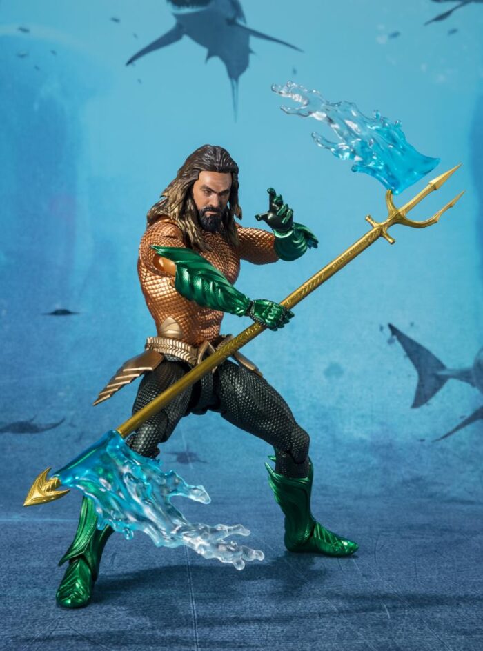 TAMASHII NATIONS AQUAMAN Y EL REINO PERDIDO SH FIGUARTS AQUAMAN 16 CM 2