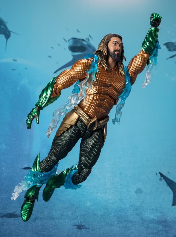 TAMASHII NATIONS AQUAMAN Y EL REINO PERDIDO SH FIGUARTS AQUAMAN 16 CM 3