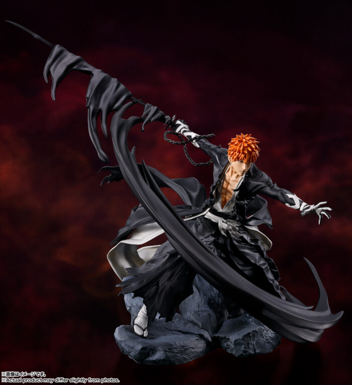 TAMASHII NATIONS FIGUARTS ZERO BLEACH 1K YEAR BLOOD WAR ICHIGO KUROSAKI 22 CM - Imagen 2