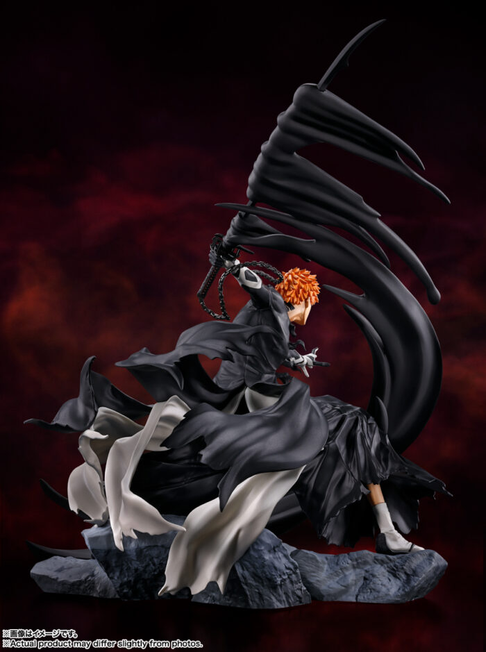 TAMASHII NATIONS FIGUARTS ZERO BLEACH 1K YEAR BLOOD WAR ICHIGO KUROSAKI 22 CM - Imagen 4