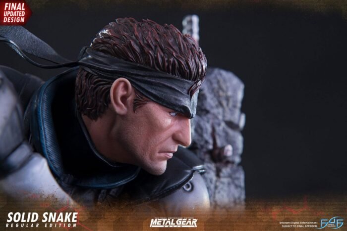 FIRST4 FIGURES METAL GEAR SOLID ESTATUA SOLID SNAKE 44 CM 4
