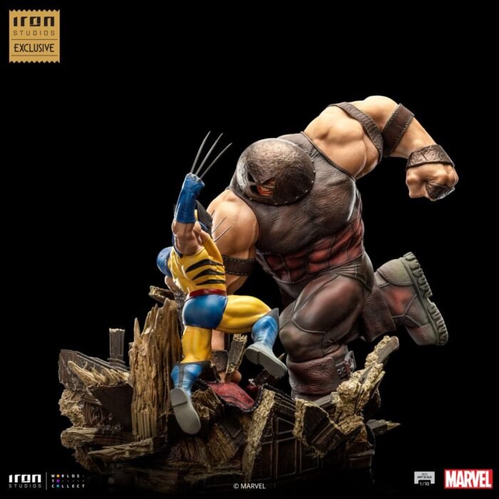 IRON STUDIOS MARVEL ESTATUA 1/10 BDS ART SCALE WOLVERINE VS JUGGERNAUT 2