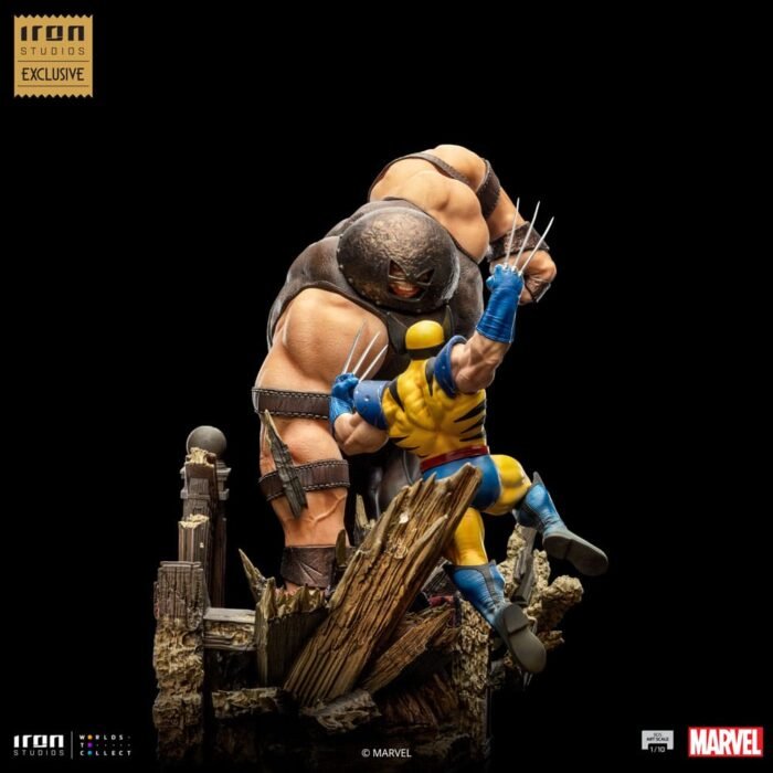 IRON STUDIOS MARVEL ESTATUA 1/10 BDS ART SCALE WOLVERINE VS JUGGERNAUT 3