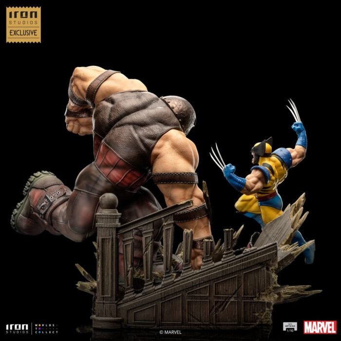 IRON STUDIOS MARVEL ESTATUA 1/10 BDS ART SCALE WOLVERINE VS JUGGERNAUT 4
