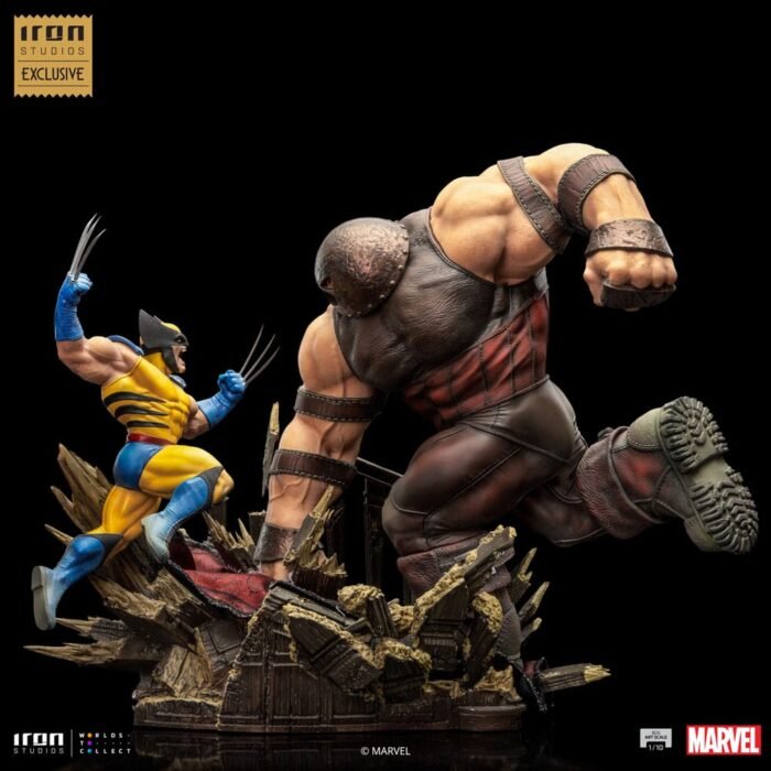 IRON STUDIOS MARVEL ESTATUA 1/10 BDS ART SCALE WOLVERINE VS JUGGERNAUT 1