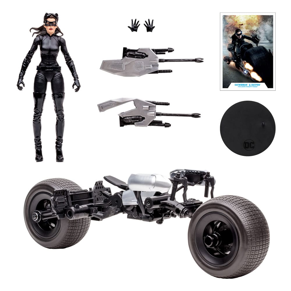 Mc Farlane Toys Dc Multiverse Veh Culo Batpod With Catwoman The Dark