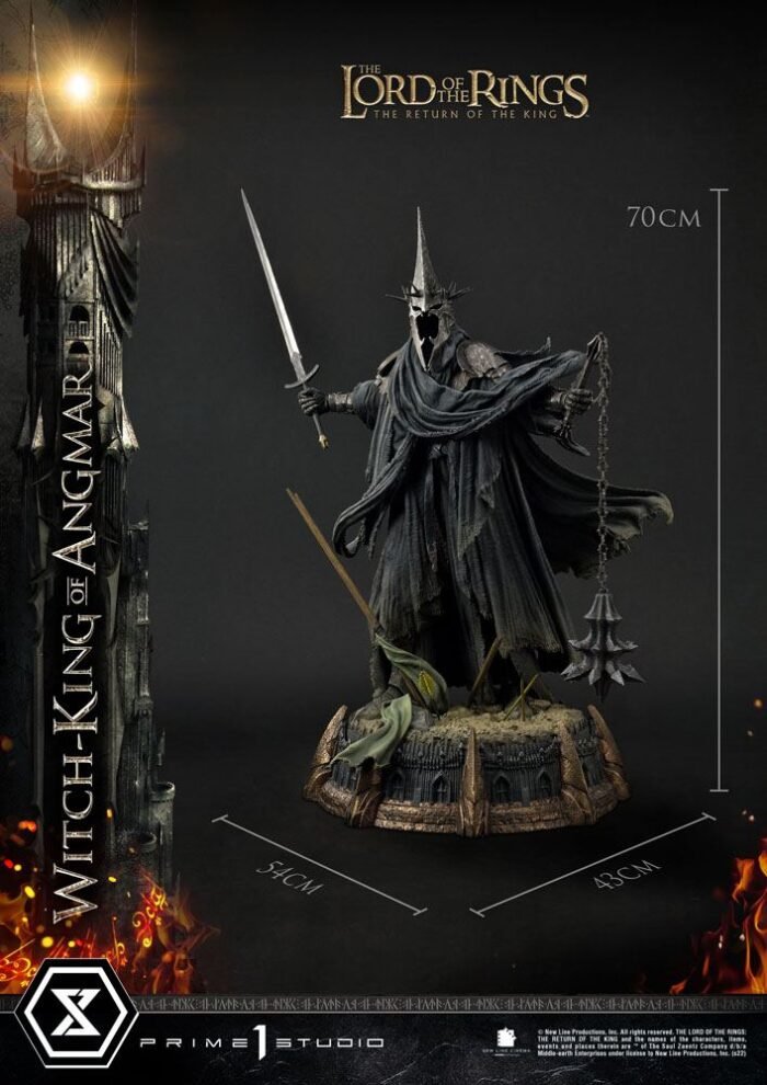 PRIME1 STUDIO EL SEÑOR DE LOS ANILLOS ESTATUA THE WITCH KING OF ANGMAR 70 CM 1