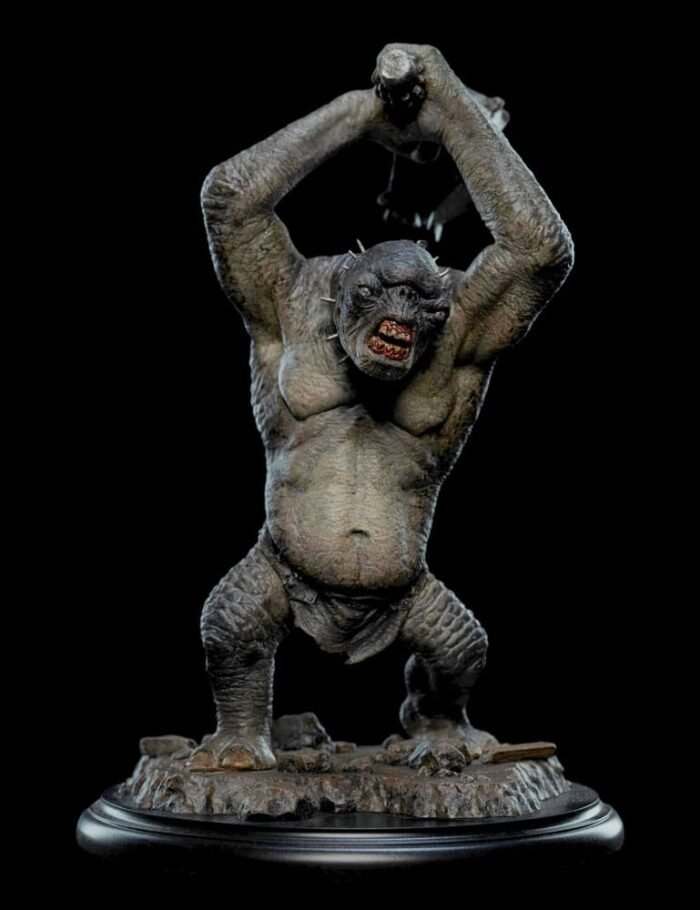 WETA WORKSHOP EL SEÑOR DE LOS AMILLOS ESTATUA CAVE TROLL 16 CM