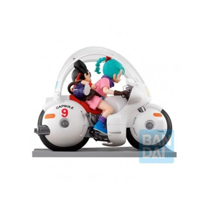 ICHIBANSHO IKSHO DRAGON BALL GOKU BULMA MOTO 12 CM 1