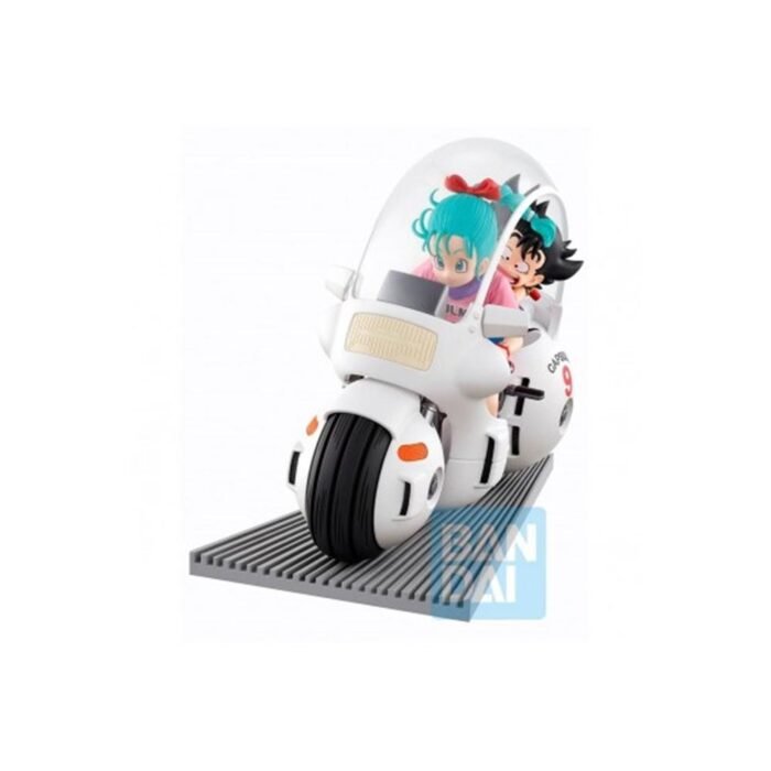 ICHIBANSHO IKSHO DRAGON BALL GOKU BULMA MOTO 12 CM