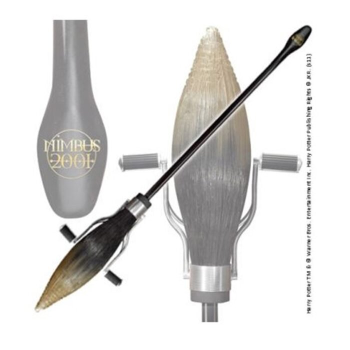 RÉPLICA THE NOBLE COLLECTION HARRY POTTER ESCOBA NIMBUS 2001 1