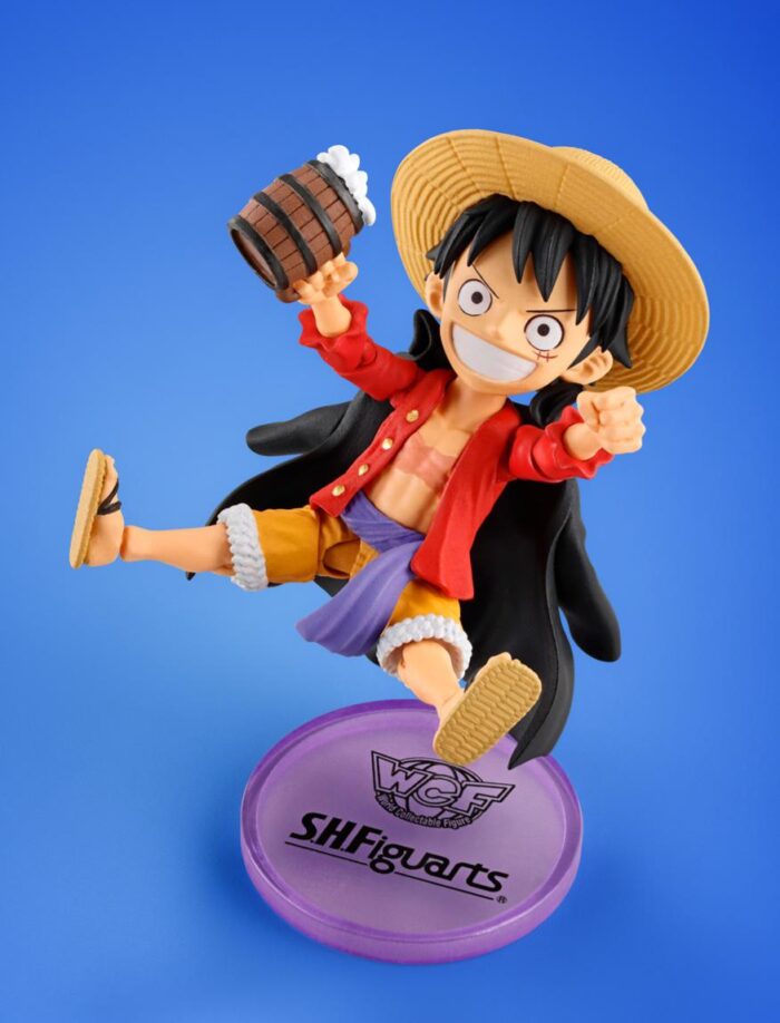 SH FIGUARTS MONKEY D. LUFFY ONE PIECE WORLD COLLECTABLE FIGURE X 7 CM 1