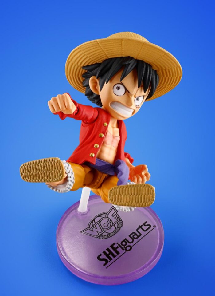 SH FIGUARTS MONKEY D. LUFFY ONE PIECE WORLD COLLECTABLE FIGURE X 7 CM 3SH FIGUARTS MONKEY D. LUFFY ONE PIECE WORLD COLLECTABLE FIGURE X 7 CM 3