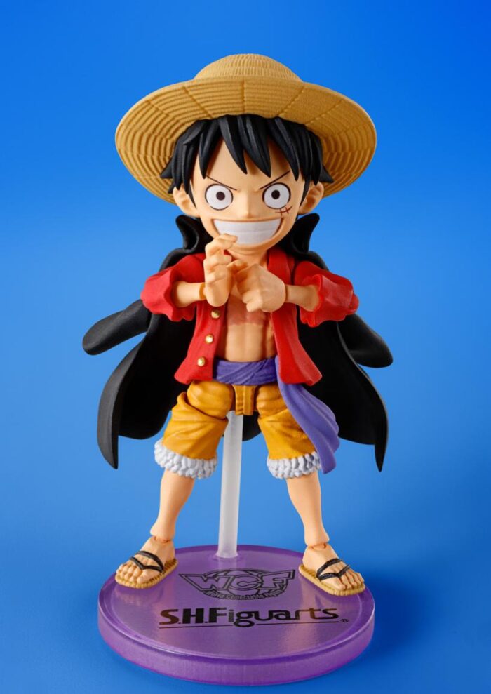 SH FIGUARTS MONKEY D. LUFFY ONE PIECE WORLD COLLECTABLE FIGURE X 7 CM 5