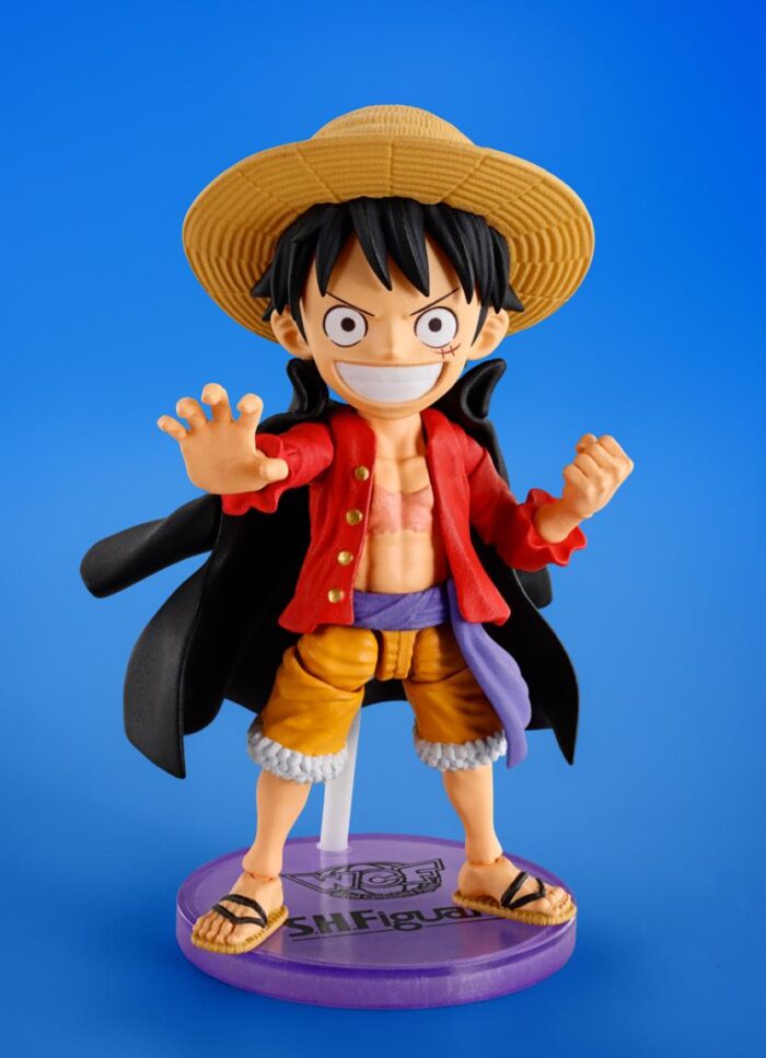 SH FIGUARTS MONKEY D. LUFFY ONE PIECE WORLD COLLECTABLE FIGURE X 7 CM