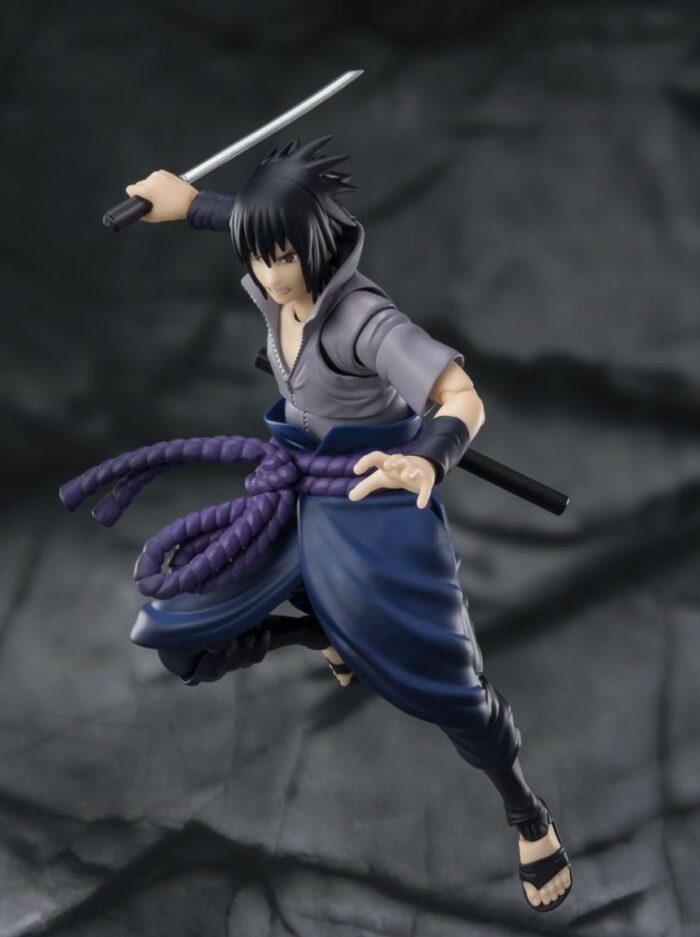 SH FIGUARTS SASUKE UCHIHA HE WHO BEARS ALL HATRED NARUTO SHIPPUDEN 14 CM 2