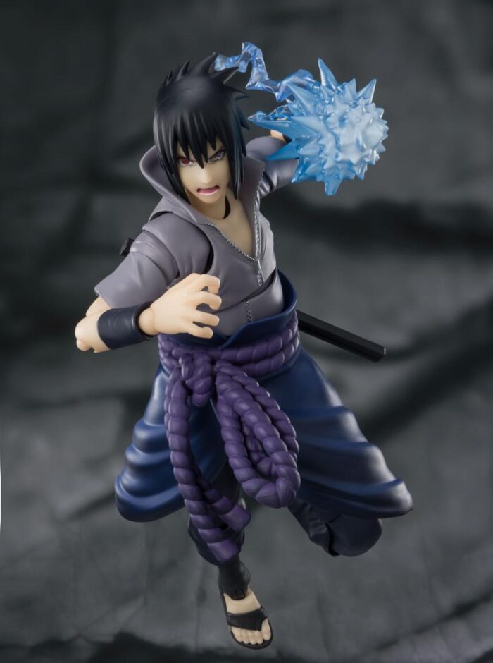 SH FIGUARTS SASUKE UCHIHA HE WHO BEARS ALL HATRED NARUTO SHIPPUDEN 14 CM 3