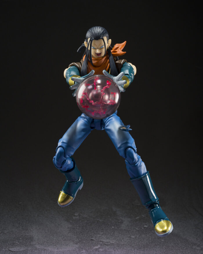 SH FIGUARTS SUPER ANDROID 17 DRAGON BALL GT COLLECTORS SHOP 15 CM - Imagen 4