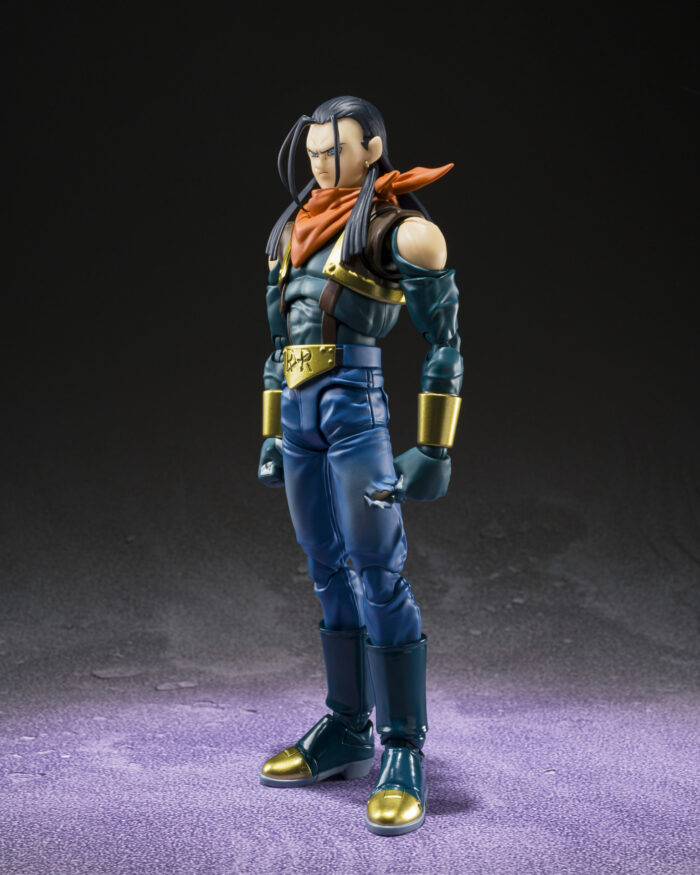 SH FIGUARTS SUPER ANDROID 17 DRAGON BALL GT COLLECTORS SHOP 15 CM