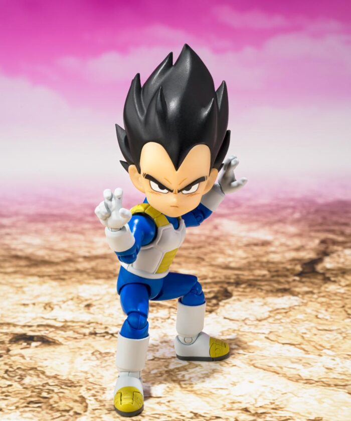 SH FIGUARTS VEGETA MINI DRAGON BALL DAIMA 7 CM 2