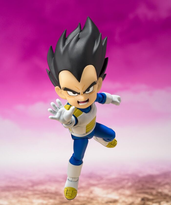 SH FIGUARTS VEGETA MINI DRAGON BALL DAIMA 7 CM 3