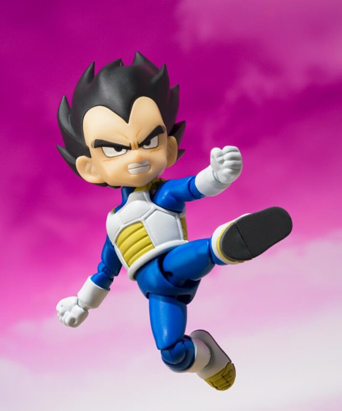 SH FIGUARTS VEGETA MINI DRAGON BALL DAIMA 7 CM 4