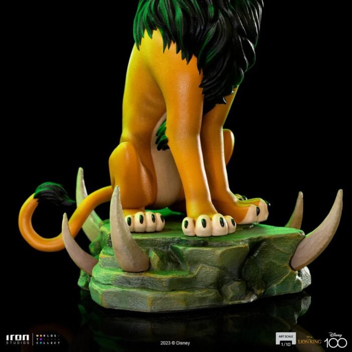 THE LION KING ESTATUA 110 ART SCALE SCAR REGULAR 16 CM IRON STUDIOS 4