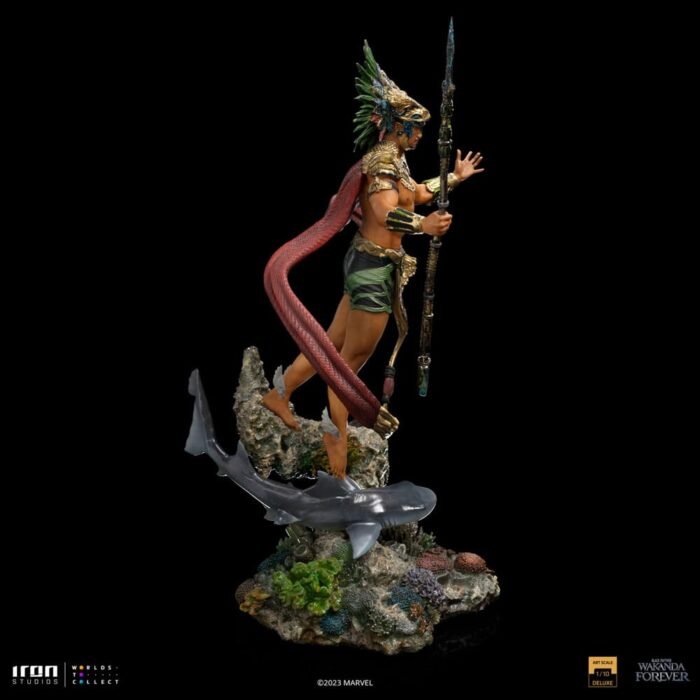 Iron Studios Black Panther Wakanda Forever Estatua 110 Deluxe Art Scale King Namor 27 cm 3
